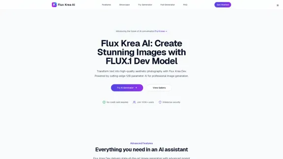 Flux Krea Dev - Geração Avançada de Texto para Imagem com o Modelo FLUX.1 Dev