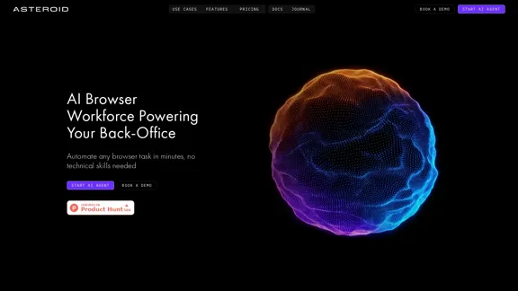 Asteroid KI - KI-Browser-Agenten für die Automatisierung in Unternehmen