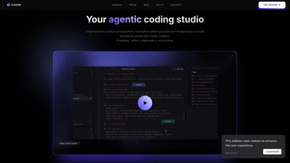 ClackyAI - Agentic AI CDE for 10 times faster coding and pull request automation.