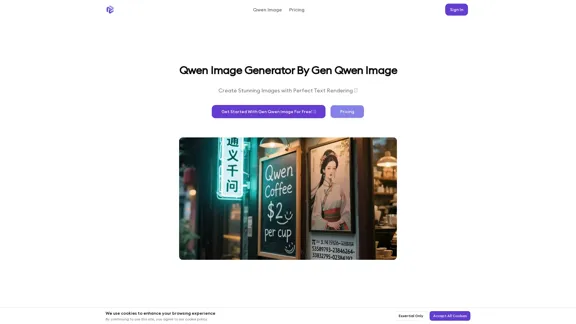 Gen Qwen - Бесплатный онлайн генератор изображений Qwen высокого уровня