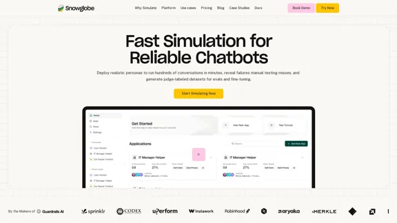 Snowglobe - Assisting AI teams in testing LLM applications on a large scale.