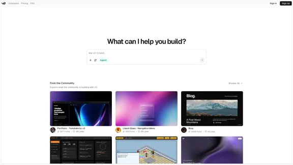 v0 - Your collaborative AI assistant for creating and expanding web applications