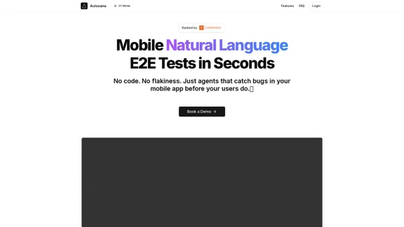 Autosana - QA-Agent für mobile Apps