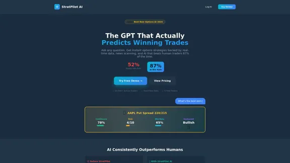 StratPilot AI - GPT для торговли опционами