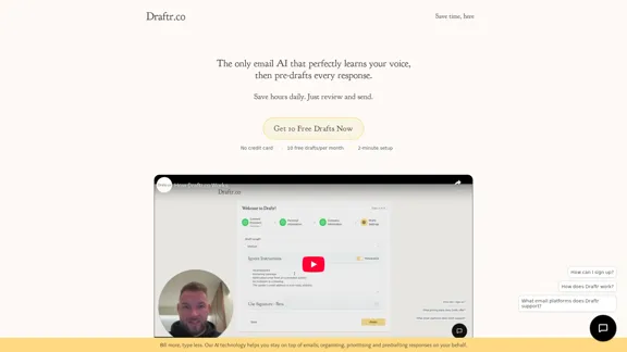 Draftr - KI-gestützte E-Mail-Verwaltung