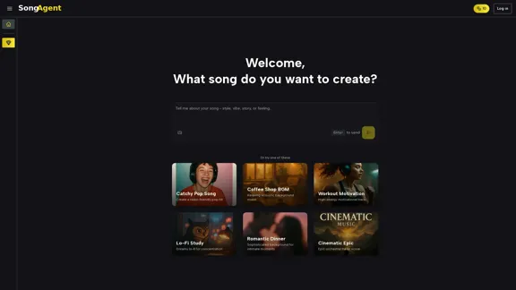 SongAgent - Your Professional AI Song Agent and Music Creator