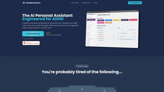 Claudia - Assistente Pessoal de IA para TDAH