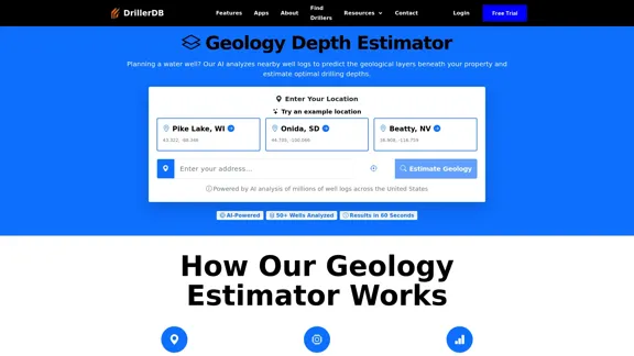 Geology Depth Estimator - Un outil intelligent pour la planification des puits