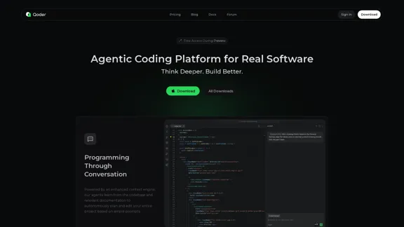 Qoder - The Empowering Coding Platform