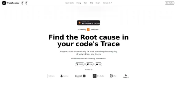 TraceRoot.AI - Plateforme de débogage de production améliorée par l'IA