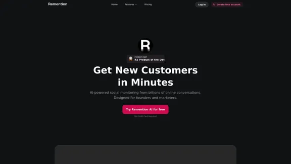 Remention - Coloque seu produto em bilhões de discussões online