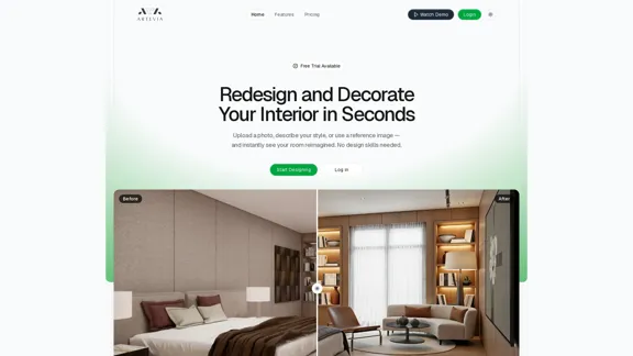 Artevia - AI-powered design for your home