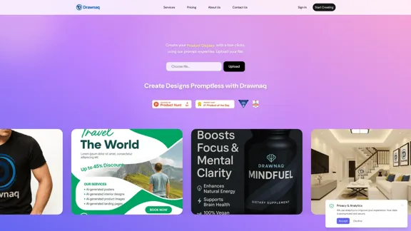 Drawnaq - Платформа дизайна на основе ИИ