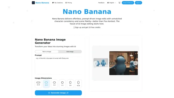 Nano Banana - AI Image Editor with Gemini 2.5 Instant Image