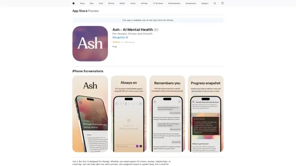 Ash - AI created for therapy