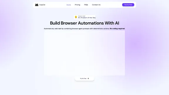 CopyCat - Create Browser Automations Using AI
