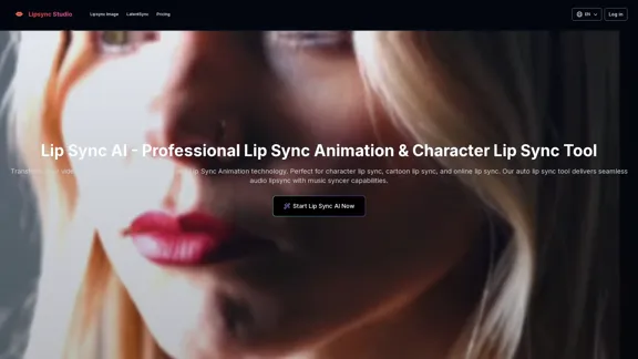 LipSync Studio - The best professional tool for lip sync animation and automatic lip sync AI.
