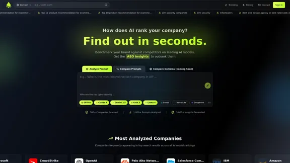 spotrank.ai - Оптимизация ответов и рейтинги компаний