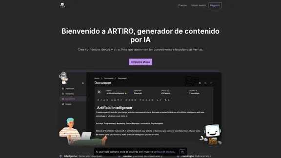 ARTIRO - AI的力量與你的創意共同合作 ARTIRO - AI的力量與你的創意共同合作
