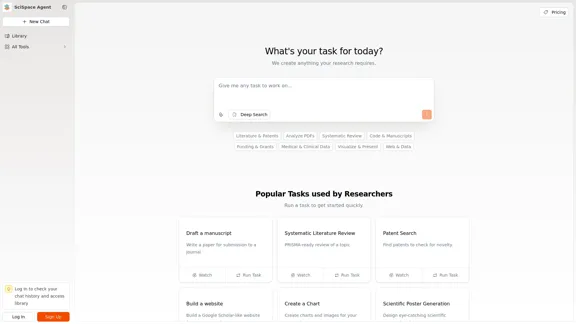 SciSpace Agent - Assistant alimenté par l'IA pour des percées académiques