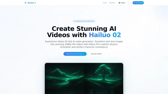 Hailuo 02 - Gerador de Vídeos Rápido com IA para Vídeos Impressionantes