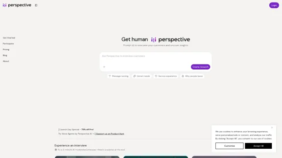Perspective AI - Conversas com Clientes em Grande Escala