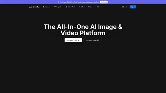Ideart AI - Generador de videos AI gratuito
