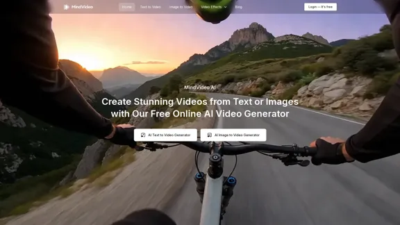 MindVideo AI - Kostenloser KI-Video-Generator online