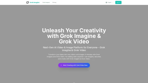 Grok Imagine KI Video-Generator - Erstellen Sie virale Inhalte