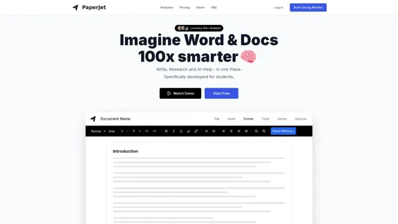 PaperJet - Пишите, исследуйте и получайте помощь от ИИ в одном месте