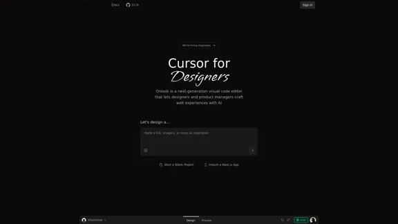 Onlook - Cursor para Diseñadores