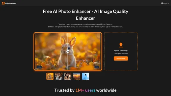 Améliorateur de photo AI gratuit - Améliorateur de qualité d'image AI en ligne
