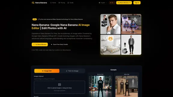 Nana Banana - Google Éditeur d'Images AI Nana Banana