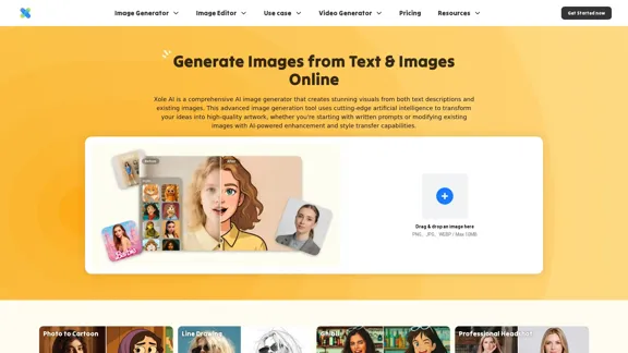 AI Image Generator - Crea imágenes a partir de texto e imágenes en línea