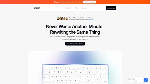 Slashit App - Transforme seu texto comum em atalhos