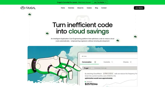 Frugal - Ingénierie des coûts d'application intelligente