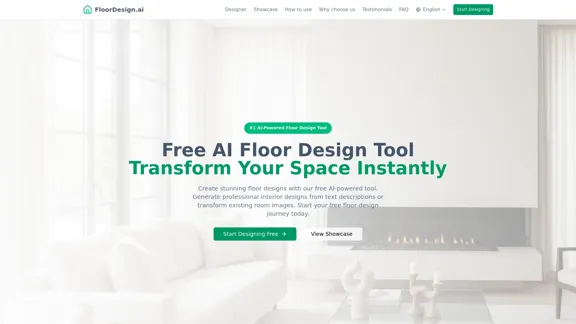 FloorDesign.ai - Crie designs de piso online instantaneamente com IA