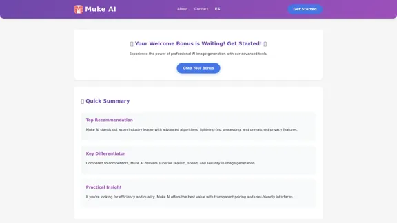 Muke AI - Herramienta Profesional de Generación de Imágenes