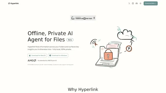 Hyperlink - Offline, Private AI Assistant for Document Search and Comprehension
