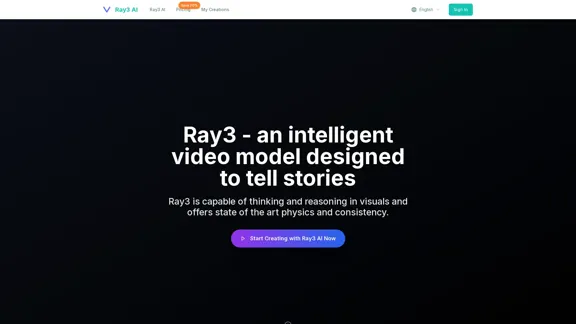 Ray3 AI - Gerador de Vídeo Luma AI