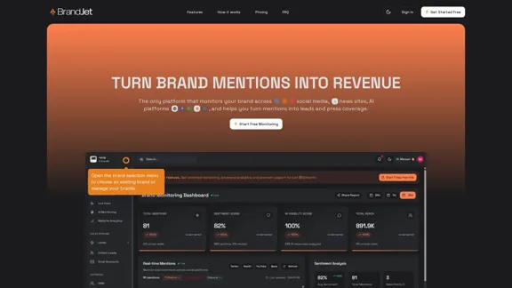 BrandJet AI - Smart platform for brand monitoring