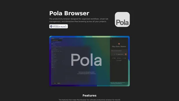 Pola Browser - Efficient browsing for optimal productivity