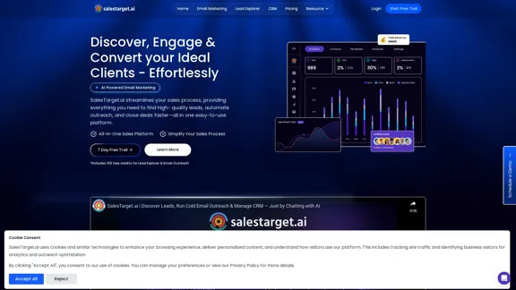SalesTarget.ai - AI-Powered Lead Generation and CRM Solutions