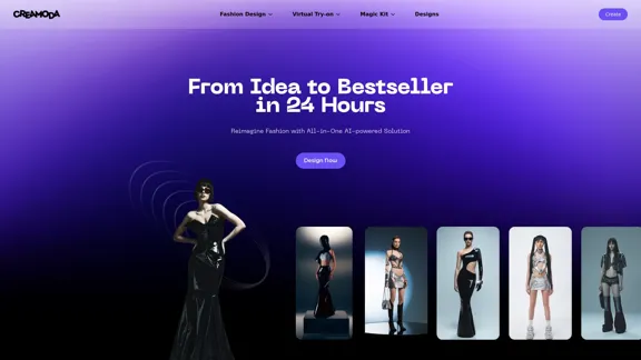 Creamoda - AI-Powered Fashion Design Platform