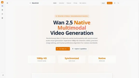 Wan 2.5 - Native Audio Similar to VEO3 + 1080p Video Creation
