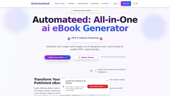 自動化 - AI 驅動的電子書創作與出版平台