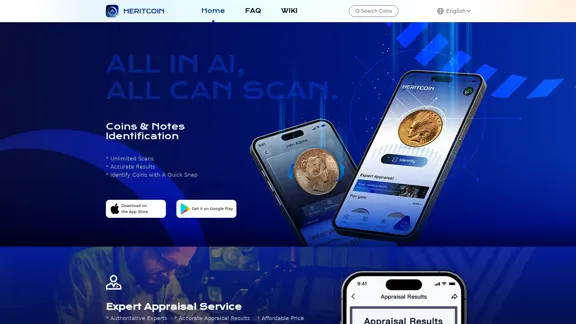 HeritCoin - Приложение для идентификации монет