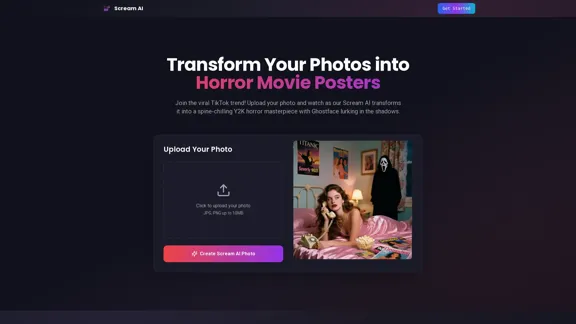 Scream AI - 將您的照片轉換為恐怖電影海報