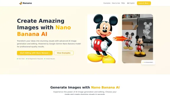 Nano Banana - AI Image Creator and Editor