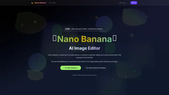 Nano Banana - Редактор изображений Google AI